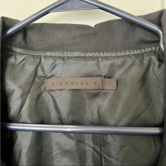 Nicholas K Black Leather Asymmetrical Jacket - Picture 2 of 5